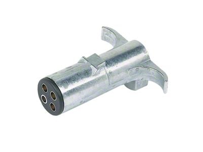 4-Pole Round Heavy Duty Trailer End Connector