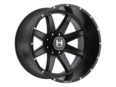 Hostile Alpha Asphalt 8-Lug Wheel; 20x12; -44mm Offset (01-06 Sierra 2500 HD)