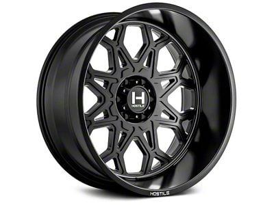 Hostile Anvil Asphalt 8-Lug Wheel; 20x12; -44mm Offset (01-06 Sierra 2500 HD)