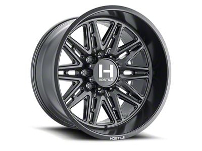 Hostile Maniac Asphalt 8-Lug Wheel; 20x9; 12mm Offset (01-06 Sierra 2500 HD)