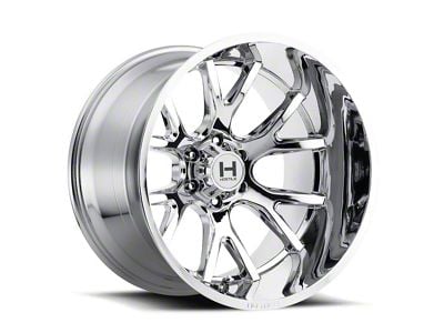 Hostile Rage Armor Plated 8-Lug Wheel; 24x14; -76mm Offset (01-06 Sierra 3500 HD SRW)