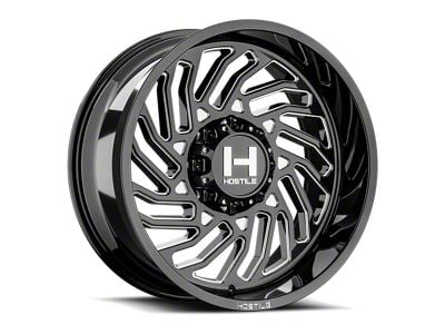 Hostile Twister Blade Cut 8-Lug Wheel; 22x10; -25mm Offset (01-06 Sierra 3500 HD SRW)