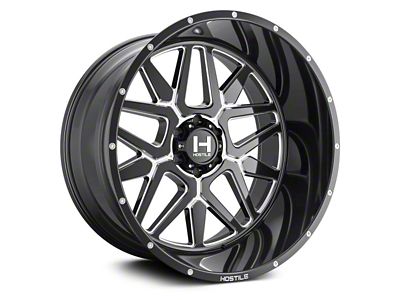 Hostile Diablo Blade Cut 8-Lug Wheel; 20x9; 12mm Offset (01-06 Silverado 2500 HD)