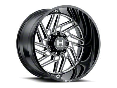 Hostile Jigsaw Blade Cut 8-Lug Wheel; 20x9; 12mm Offset (01-06 Silverado 2500 HD)