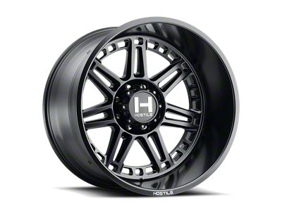 Hostile Lunatic Asphalt 8-Lug Wheel; 20x9; 12mm Offset (01-06 Silverado 2500 HD)