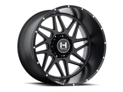 Hostile Sprocket Asphalt 8-Lug Wheel; 20x9; 10mm Offset (01-06 Silverado 2500 HD)