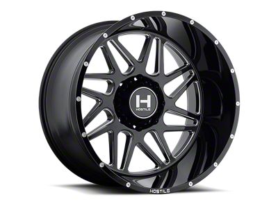 Hostile Sprocket Blade Cut 8-Lug Wheel; 20x9; 10mm Offset (01-06 Silverado 2500 HD)