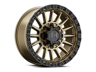 Hostile Battle Bronze 8-Lug Wheel; 18x9; 12mm Offset (01-06 Silverado 3500 HD SRW)