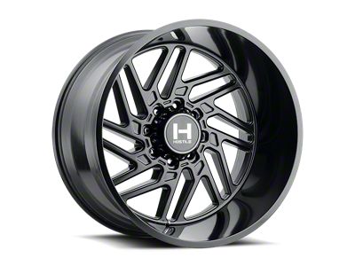 Hostile Jigsaw Asphalt 8-Lug Wheel; 20x9; 12mm Offset (01-06 Silverado 3500 HD SRW)