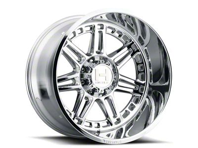 Hostile Lunatic Armor Plated 8-Lug Wheel; 22x10; -25mm Offset (01-06 Silverado 3500 HD SRW)