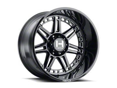 Hostile Lunatic Blade Cut 8-Lug Wheel; 20x9; 12mm Offset (01-06 Silverado 3500 HD SRW)