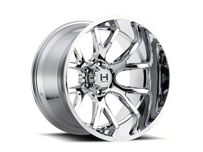 Hostile Rage Armor Plated 8-Lug Wheel; 22x12; -44mm Offset (01-06 Silverado 3500 HD SRW)