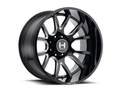 Hostile Rage Blade Cut 8-Lug Wheel; 20x9; 0mm Offset (01-06 Silverado 3500 HD SRW)