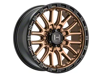 Hostile Ridgecrest Bronze 8-Lug Wheel; 18x9; 12mm Offset (01-06 Silverado 3500 HD SRW)