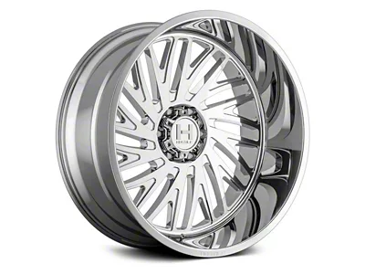 Hostile Syclone Armor Plated 8-Lug Wheel; 20x10; -19mm Offset (01-06 Silverado 3500 HD SRW)