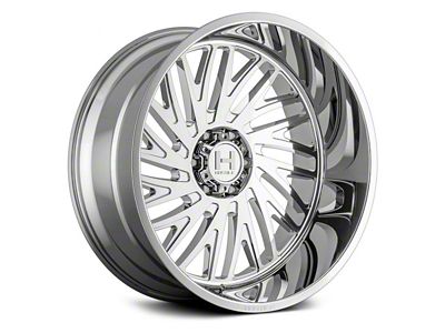 Hostile Syclone Armor Plated 8-Lug Wheel; 20x12; -44mm Offset (01-06 Silverado 3500 HD SRW)