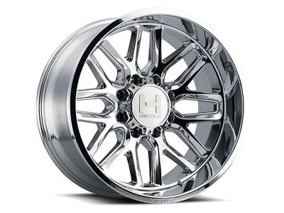 Hostile Vulcan Armor Plated 8-Lug Wheel; 24x12; -44mm Offset (01-06 Silverado 3500 HD SRW)