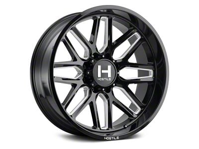 Hostile Vulcan Blade Cut 5-Lug Wheel; 20x12; -44mm Offset (02-08 RAM 1500, Excluding Mega Cab)