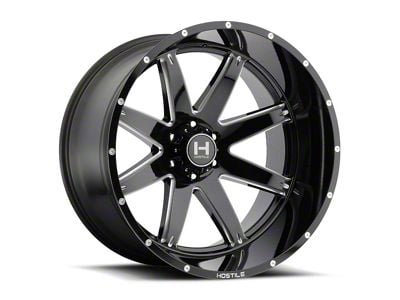 Hostile Alpha Blade Cut 8-Lug Wheel; 24x14; -76mm Offset (03-09 RAM 2500)