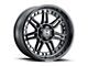 Hostile Lunatic Asphalt 8-Lug Wheel; 24x14; -76mm Offset (03-09 RAM 2500)