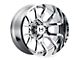 Hostile Rage Armor Plated 8-Lug Wheel; 20x12; -44mm Offset (03-09 RAM 2500)