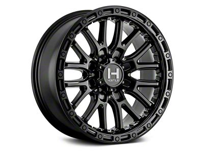 Hostile Ridgecrest Asphalt 8-Lug Wheel; 17x9; 0mm Offset (03-09 RAM 2500)