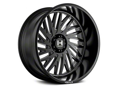 Hostile Syclone Asphalt 8-Lug Wheel; 20x10; -19mm Offset (03-09 RAM 2500)