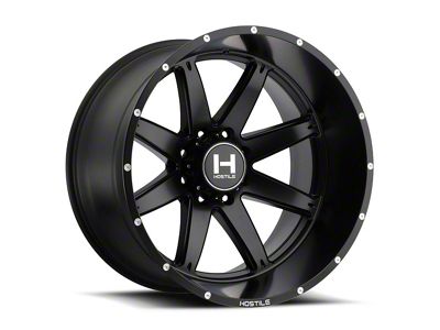 Hostile Alpha Asphalt 8-Lug Wheel; 20x9; 0mm Offset (03-09 RAM 3500 SRW)