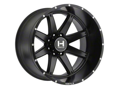 Hostile Alpha Asphalt 8-Lug Wheel; 20x10; -19mm Offset (03-09 RAM 3500 SRW)