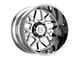 Hostile Diablo Armor Plated 8-Lug Wheel; 20x12; -44mm Offset (03-09 RAM 3500 SRW)