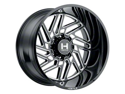 Hostile Jigsaw Blade Cut 8-Lug Wheel; 22x12; -44mm Offset (03-09 RAM 3500 SRW)