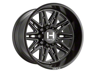 Hostile Maniac Asphalt 8-Lug Wheel; 22x10; -25mm Offset (03-09 RAM 3500 SRW)