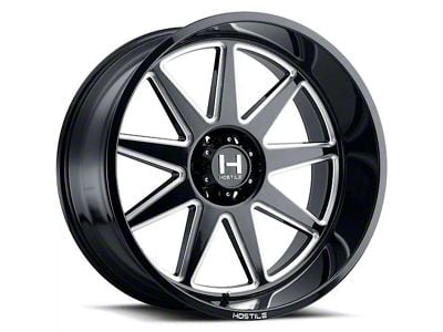 Hostile Omega Blade Cut 8-Lug Wheel; 26x12; -44mm Offset (03-09 RAM 3500 SRW)