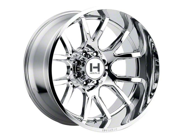 Hostile Rage Armor Plated 8-Lug Wheel; 22x14; -76mm Offset (03-09 RAM 3500 SRW)