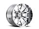 Hostile Rage Armor Plated 8-Lug Wheel; 24x14; -76mm Offset (03-09 RAM 3500 SRW)