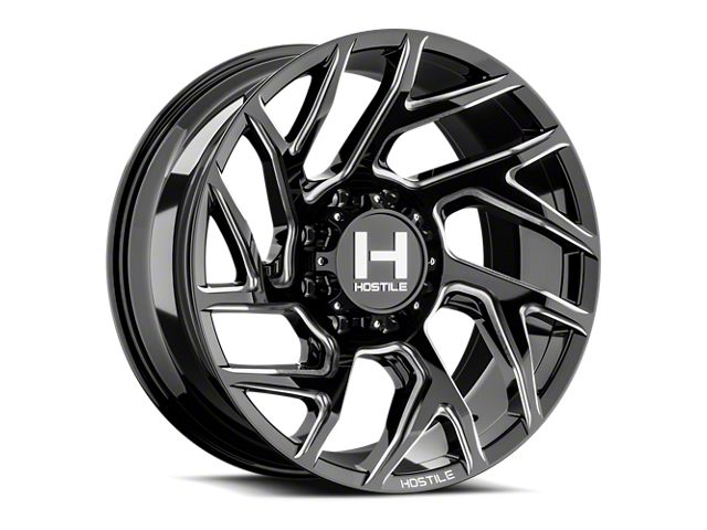 Hostile Vortex Blade Cut 8-Lug Wheel; 20x12; -44mm Offset (03-09 RAM 3500 SRW)