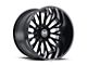 Hostile Fury Asphalt 6-Lug Wheel; 22x14; -76mm Offset (07-13 Sierra 1500)