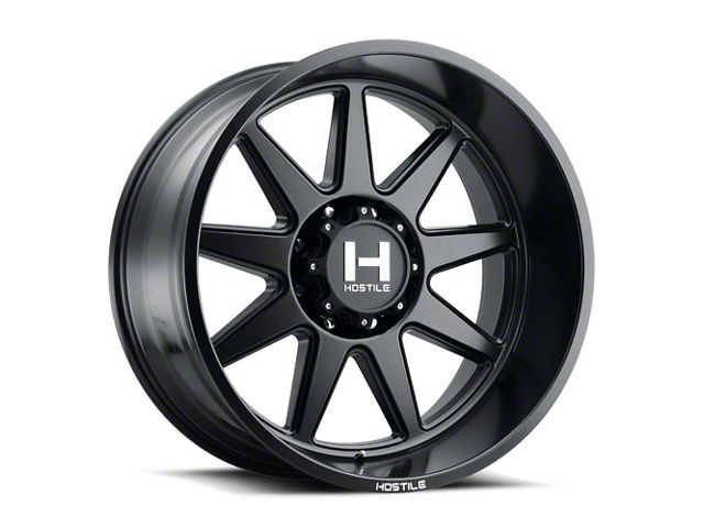 Hostile Omega Asphalt 6-Lug Wheel; 26x12; -44mm Offset (07-13 Sierra 1500)