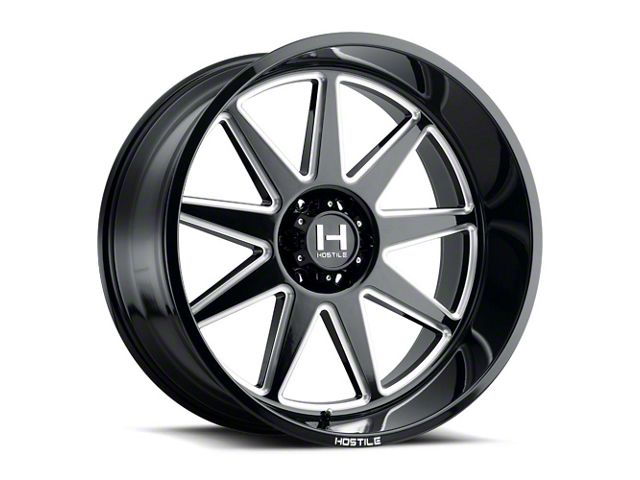 Hostile Omega Blade Cut 6-Lug Wheel; 26x12; -44mm Offset (07-13 Sierra 1500)