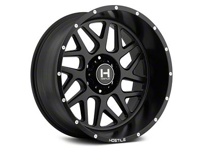 Hostile Sprocket Asphalt 6-Lug Wheel; 22x12; -44mm Offset (07-13 Sierra 1500)