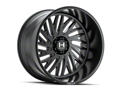 Hostile Syclone Asphalt 6-Lug Wheel; 24x12; -44mm Offset (07-13 Sierra 1500)