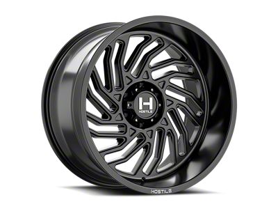 Hostile Twister Asphalt 6-Lug Wheel; 22x12; -44mm Offset (07-13 Sierra 1500)