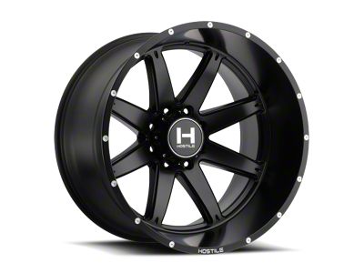 Hostile Alpha Asphalt 8-Lug Wheel; 22x14; -76mm Offset (11-14 Sierra 2500 HD)