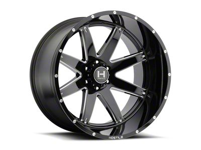 Hostile Alpha Blade Cut 8-Lug Wheel; 24x14; -76mm Offset (11-14 Sierra 2500 HD)