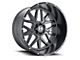 Hostile Diablo Asphalt 8-Lug Wheel; 24x14; -76mm Offset (11-14 Sierra 2500 HD)