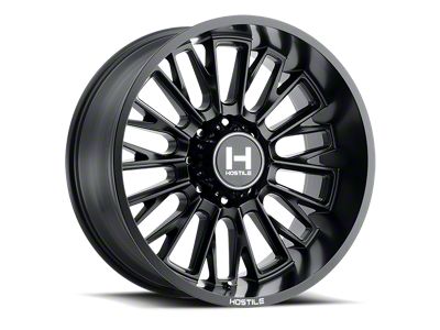 Hostile Fury Asphalt 8-Lug Wheel; 22x14; -76mm Offset (11-14 Sierra 2500 HD)