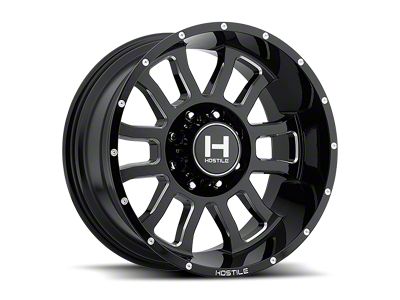 Hostile Gauntlet Blade Cut 8-Lug Wheel; 22x14; 76mm Offset (11-14 Sierra 2500 HD)