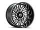 Hostile Syclone Blade Cut 8-Lug Wheel; 24x14; -76mm Offset (11-14 Sierra 2500 HD)