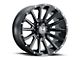 Hostile Typhoon Asphalt 8-Lug Wheel; 24x12; -44mm Offset (11-14 Sierra 2500 HD)