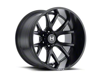 Hostile Rage Asphalt 8-Lug Wheel; 20x10; -19mm Offset (11-14 Sierra 3500 HD SRW)